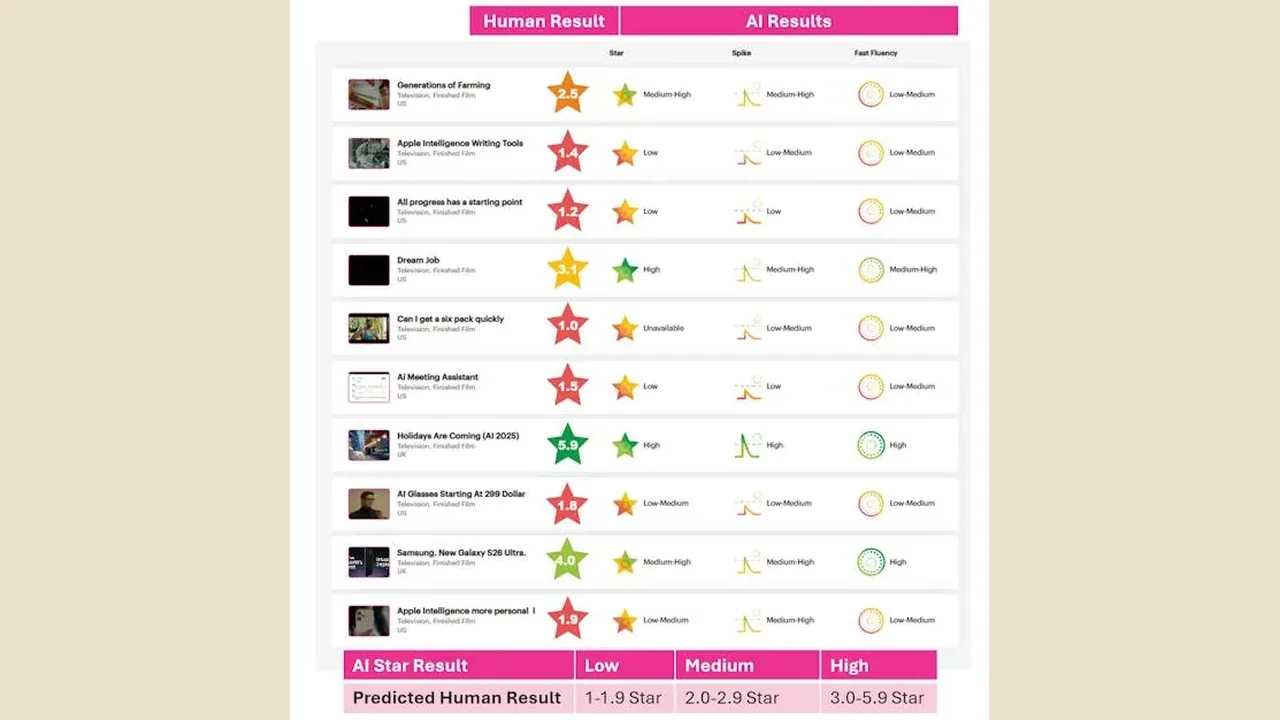 News: System1 AI tool matches human testers on 9 of 10 ads, refuses to score the worst