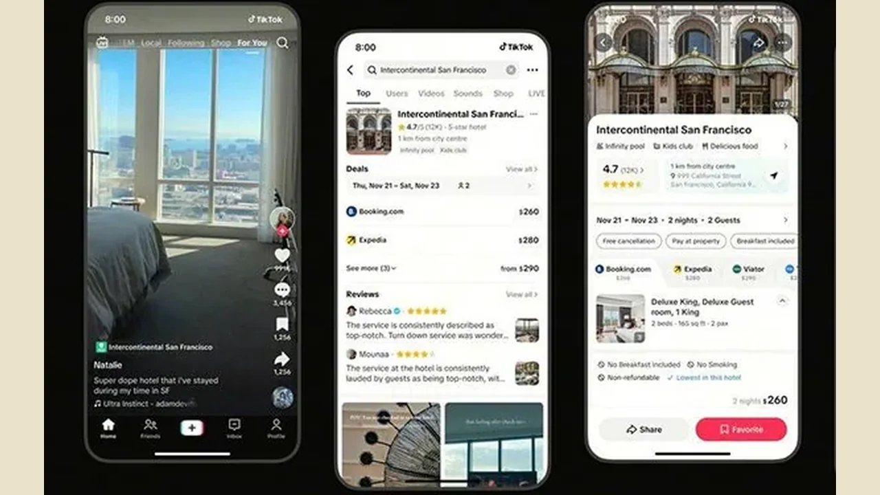 TikTok Launches TikTok Go, In-Feed Hotel and Tour Booking for US Users