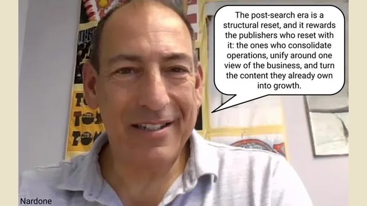 JWX CEO John Nardone Says Search Traffic Won't Recover, Unveils AI Content Hub