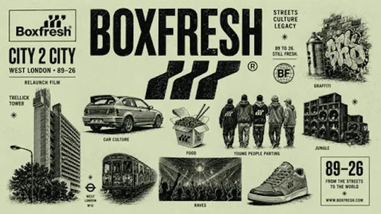 Boxfresh rebuilds its brand history in AI-first film directed by Omar Karim