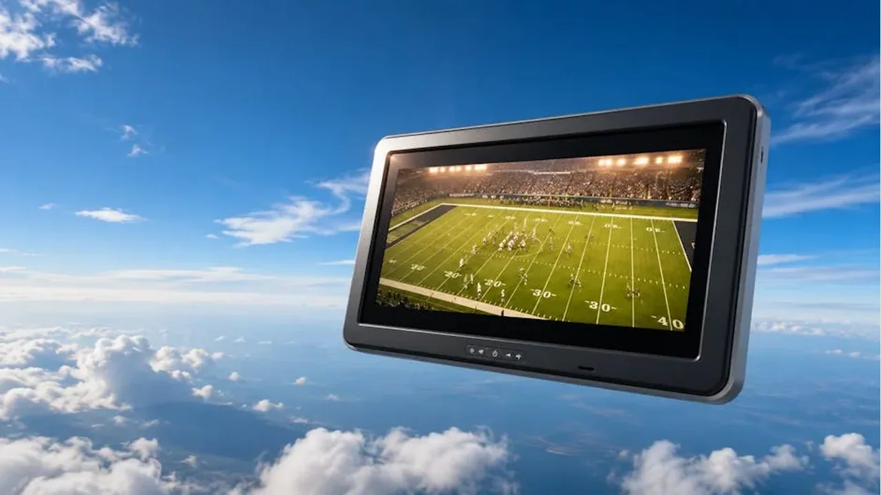 United beams a live ESPN fantasy football pick from 35,000 feet on Starlink wifi