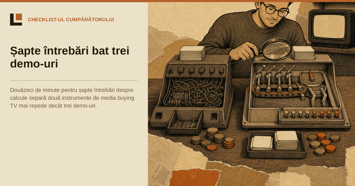 Software de media buying TV: checklist-ul cumpărătorului