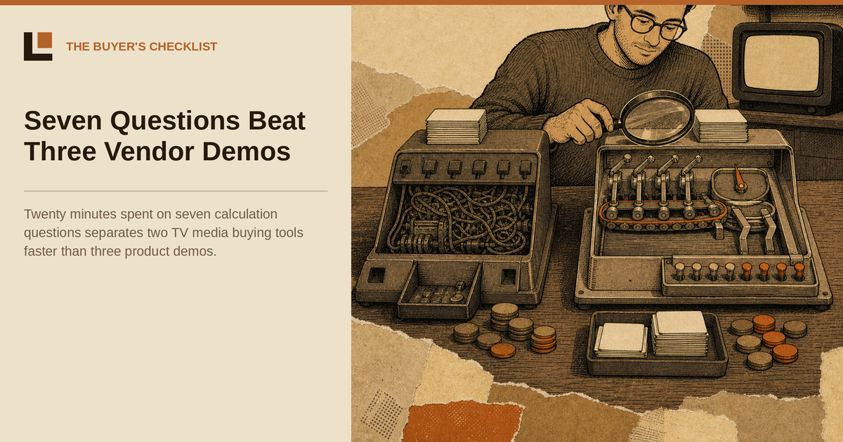 TV Media Buying Software: The Buyer's Checklist